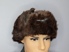 Original WWII German Army Rabbit Fur Hat Size 56-58