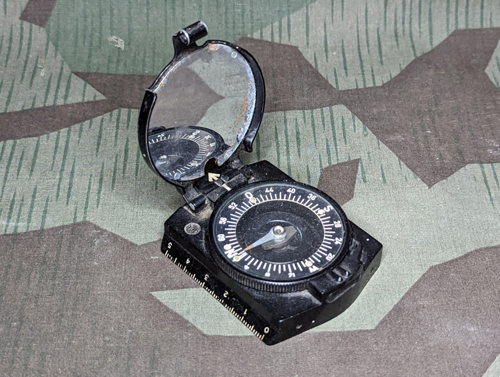 German Compas Ruler Original WWII German Compass Marschkompass hap