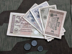 Original WWII German Money Set - Reichsmark and Reichspfennig