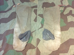 Original WWII German Motorcycle Mittens w Rb. Nr.