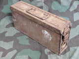 Original WWII German Patronenkasten Ammo Box Tan Paint