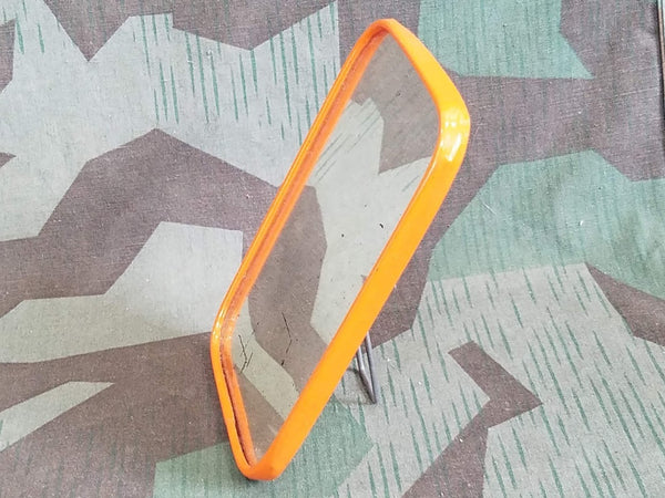 Personal Mirror w/ Orange Trim