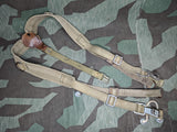 Original WWII German Tropical Y-Straps Reenactor Grade Rebuilt