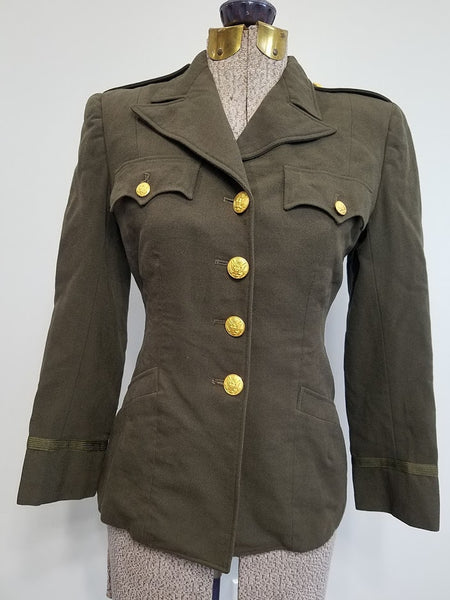 Original WWII Women's WAC / ANC Officer's Jacket Uniform 8R