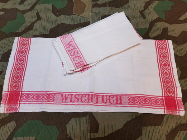 Original WWII or Pre-war German Linen Wisch Tuch Wash Cloth