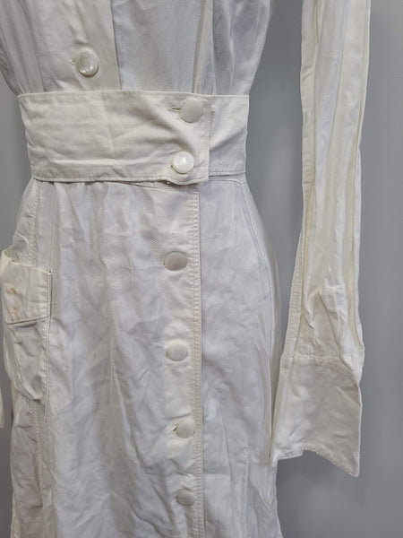 NNC Navy Nurse White Indoor Uniform Dress (Named) <br> (B-34" W-25.5" H-32.5")