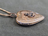 US Navy Heart Locket Necklace USN (with photo)