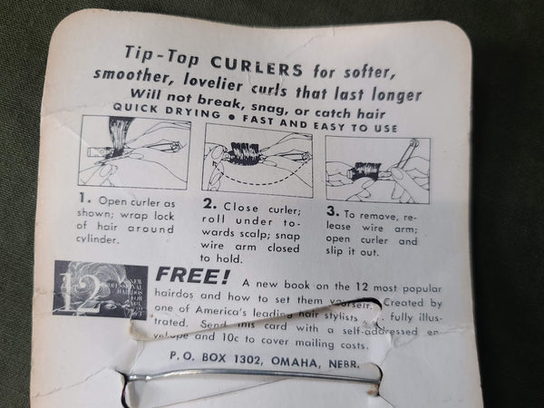 Tip Top Curlers on Card