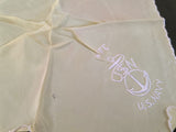 Lot of 4 USN Navy Wife Hankies