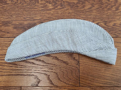 Navy WAVES Seersucker Garrison Cap (~ Size 21 1/2)