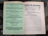 Blätter für Naturschutz - Booklet for Nature Protection 1941