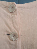 Pink Button Down Dress <br> (B-46" W-37" H-46")