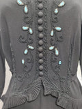 Black Dress with Beading and Soutache <br> (B-35" W-30" H-36")