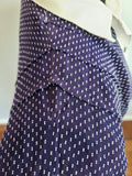 Blue Polka Dot Dress with Ties <br> (B-43" W-36" B-43")