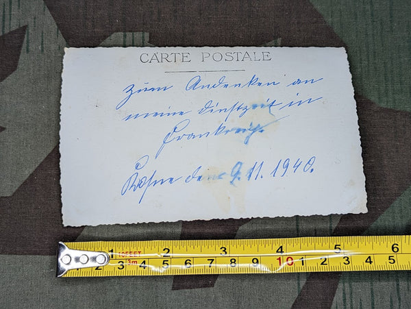 Enlisted Portrait Post Card France 1940