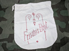 Cross Stitch Frisches Brot Bread Bag