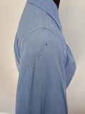 WAVES Reserve Blue Blouse (as-is) <br> (B-34" W-29")