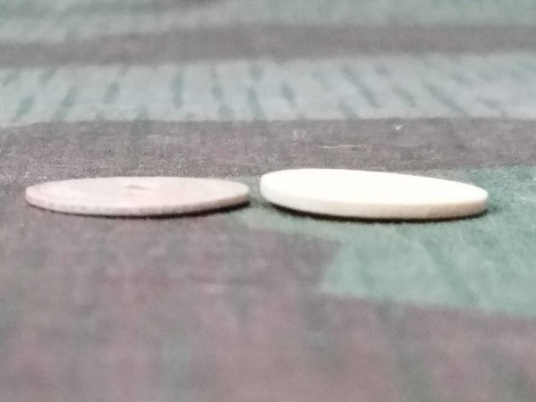 Original Paper Buttons 17 mm (Set of 10)