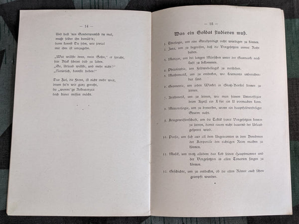 Tag der Wehrmacht March 1940 Program