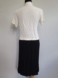 White Blouse and Black Skirt Outfit <br> (B-36" W-28" H-36")