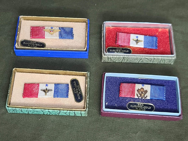 Original Box of 12 Sweetheart Ribbon Bar Pins