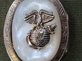 Marine Corps Semper Fidelis Locket Necklace