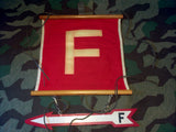 Post-WWII German Funkstelle or Fernmeldstelle Communications Sign Bundeswehr