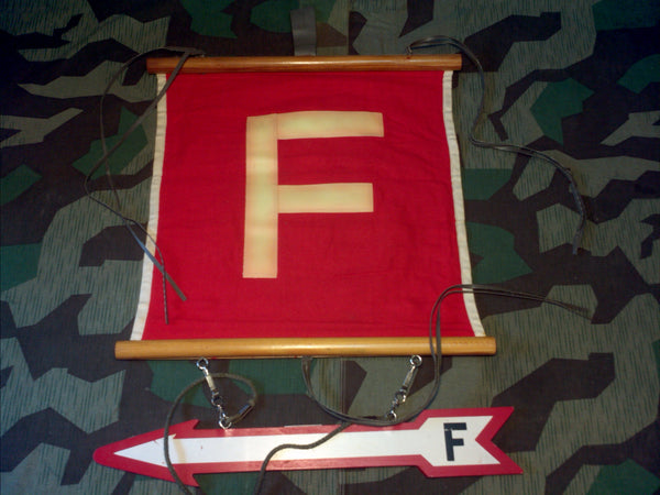 Post-WWII German Funkstelle or Fernmeldstelle Communications Sign Bundeswehr