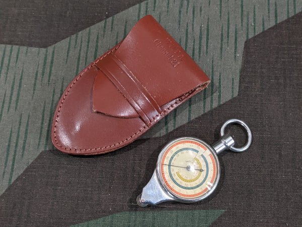 Post-WWII German Made Map Reader in Leather Case