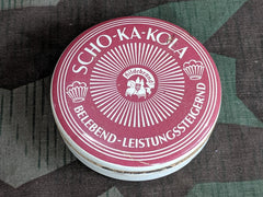 Post-WWII German Scho-Ka-Kola Chocolate Tin
