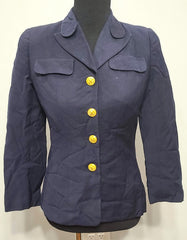 Post-WWII Blue Wool WAVES Women's Navy Jacket Uniform