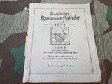 Pre-WWII 1932 German Sächsischer Kameradan-Kalender 1932