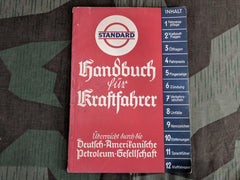 Pre-WWII German Handbuch für Kraftfahrer Motorist Handbook 1934
