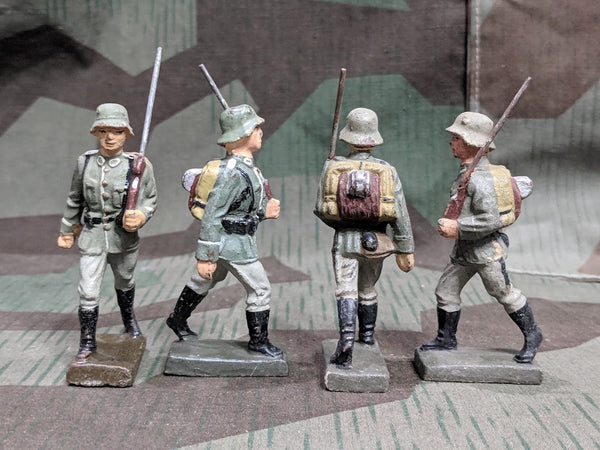 Pre-WWII German Lionel Elastolin Composition Toy Soldiers Figures