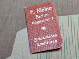 Pre-WWII German Small Advertising Notebook for Chocolate Company