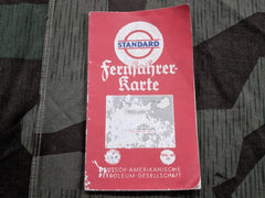 Pre-WWII German Standard Deutsch-Amerikanische Petroleum Map