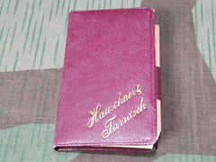 Pre- WWII German Hauschner & Tarrasch Small Notebook
