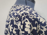 Blue and White Animal Novelty Print Dress <br> (B-47" W-37" H-44")