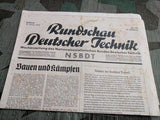 Rundschau Deutscher Technik NSBDT Technology Newspaper
