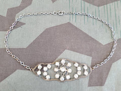 Vintage Rhinestone Czechoslovakia Necklace 1920s 1930s 1940s