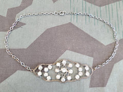 Vintage Rhinestone Czechoslovakia Necklace 1920s 1930s 1940s