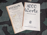 German Italian Language Learning Book Set