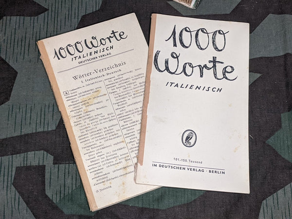 German Italian Language Learning Book Set