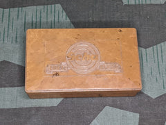 Original Bakelite Geha Typewriter Ribbon Container with Ribbons