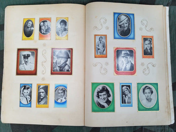 Bunte Filmbilder Cigarette Card Book Full
