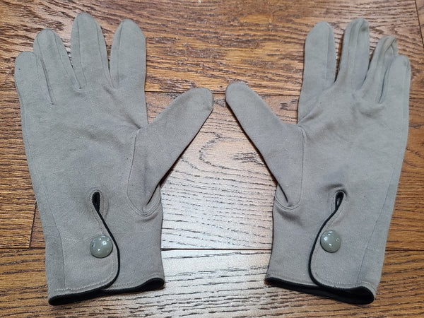 Tan/Gray Gloves with Black Trim