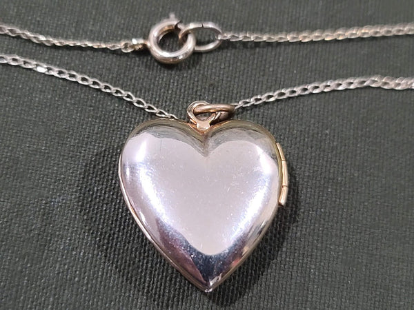 Army Sweetheart Heart Shaped Locket