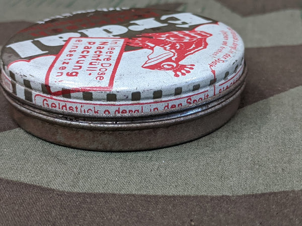 Wartime Erdal Shoe Polish Tin Black