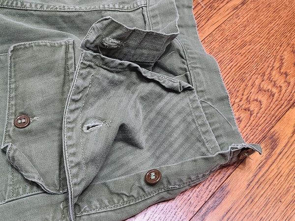 Women's Army HBT Trousers Size M <br>(26"-28" Waist)