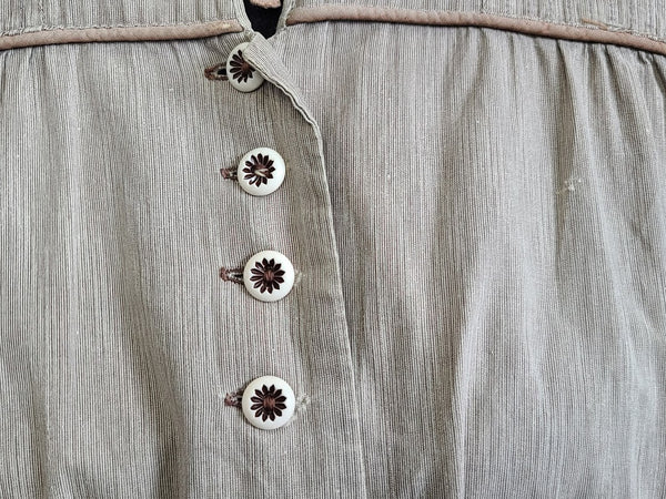 Brown Maternity Blouse <br> (B-37" W-41")